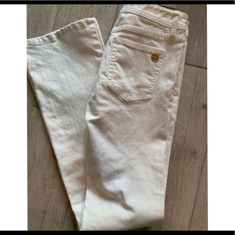 Classic Tory Burch White Denim Jean